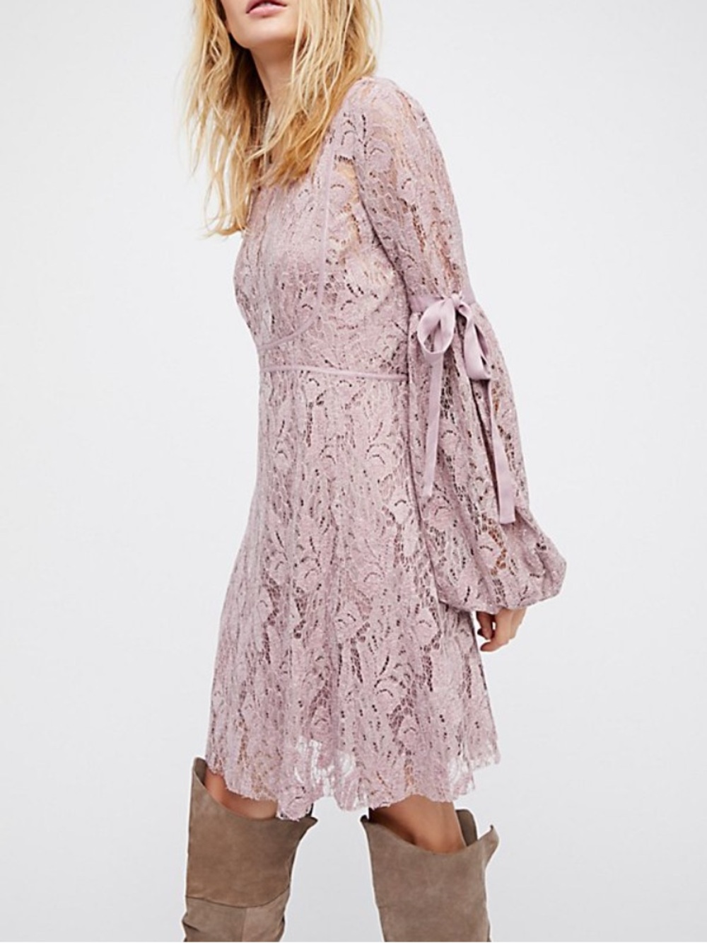Free People Rubi Lace Mini Dress